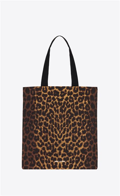 yves saint laurent leopard shopper|ysl saint laurent totes.